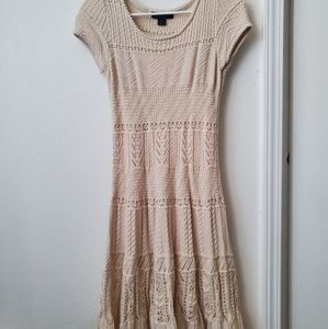 This is a Lauren Ralph Lauren, small, cream dress.